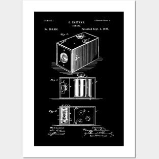 Camera Patent / Camera Blueprint / Kodak Camera Patent Illustration Posters and Art